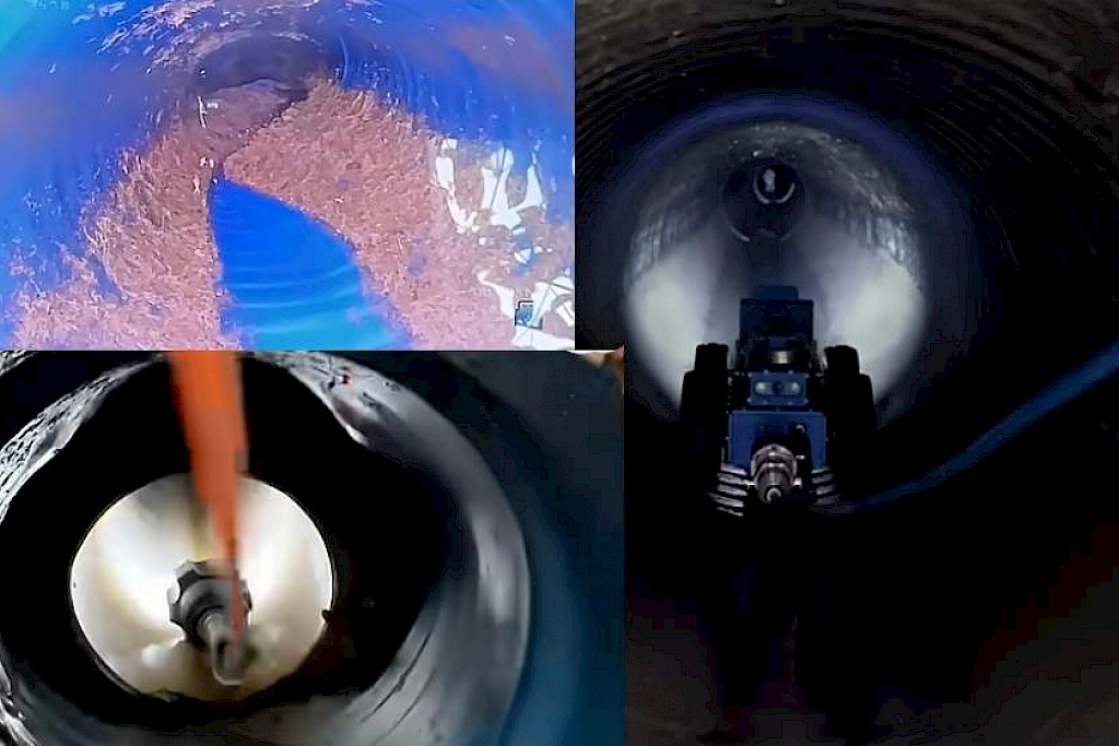 Inspeção vídeo em obras públicas