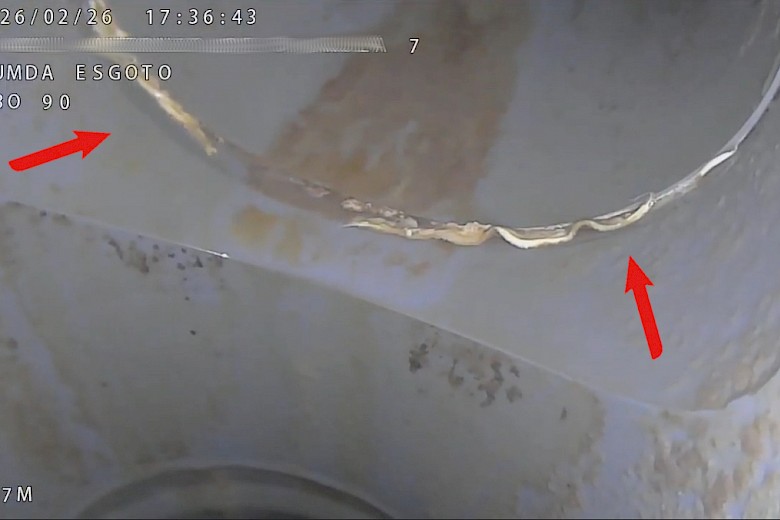 Selagens antigas em tubagens plásticas PVC